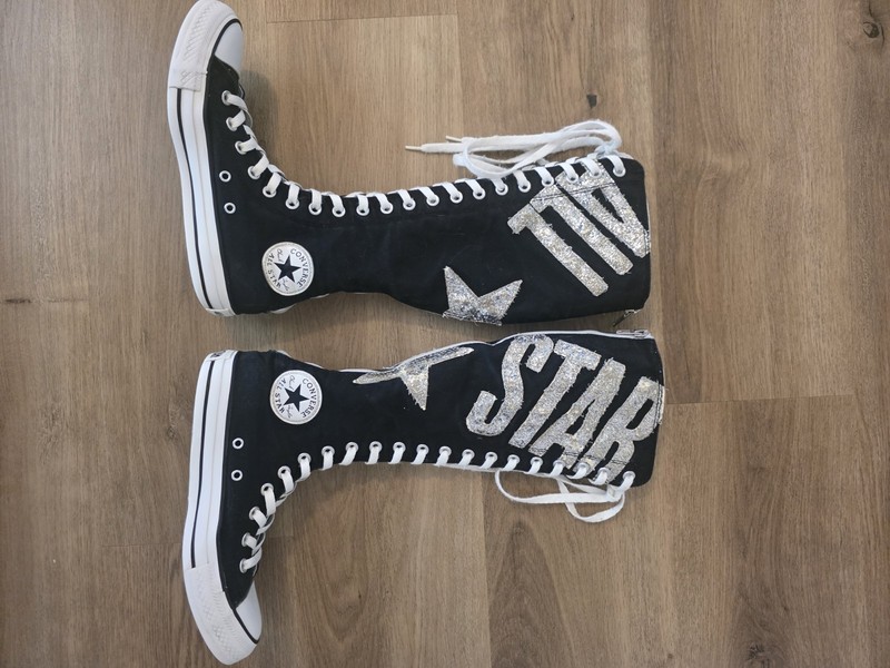 Converse Chuck Taylor All Star XX-Hi Knee-High Sneaker Size W 7 M 5 Black