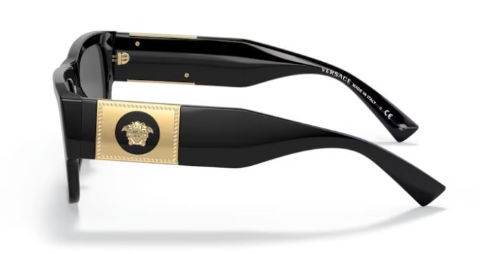 Versace VE4406 Black/Dark Grey Sunglasses for Men gallery