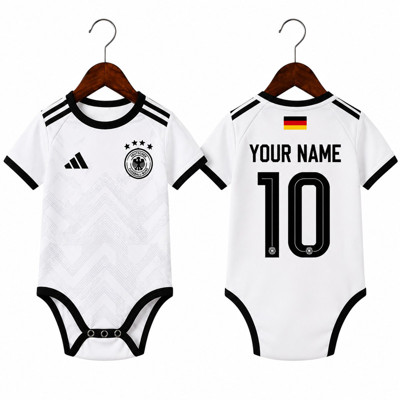 Spain Baby Bodysuit World Cup 2026 Soccer Jersey Custom Name Baby Gift