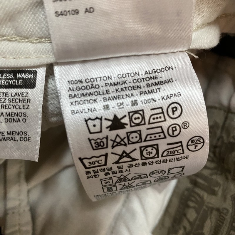 Levis Mens Pants Chino Gray Straight Leg 32x30 Fits 33x28 gallery