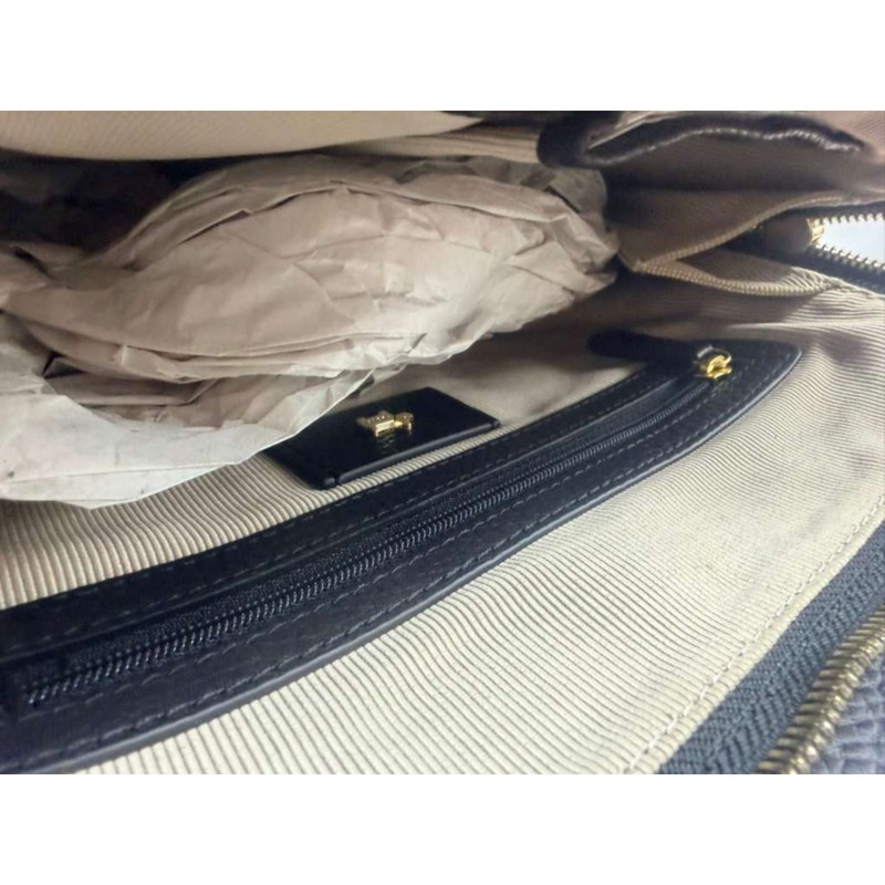 Radley London Black Croc Embossed Leather Satchel Crossbody Handbag NWT gallery