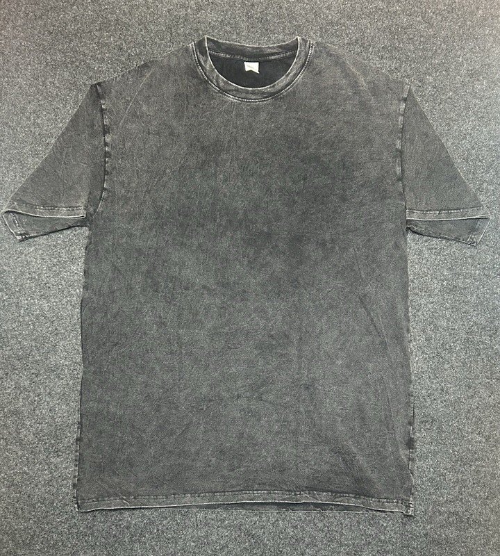 Men’s Oversized Vintage Acid Wash T-Shirt 100% Cotton Loose Fit Streetwear Tee