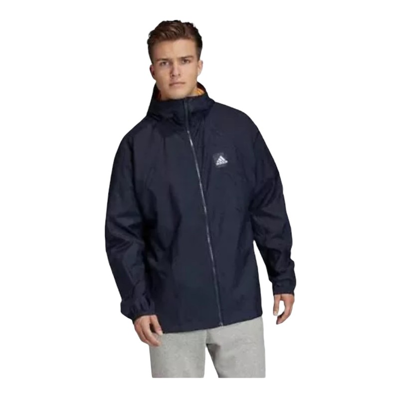adidas W.N.D. Primeblue Jacket Blue Yellow FR8289 Men’s Size Medium NWT