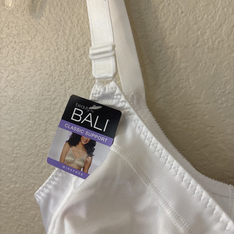 Beauty by Bali Womens Size 38DD Classic Support Wirefree Bra DFB820 White NEW gallery