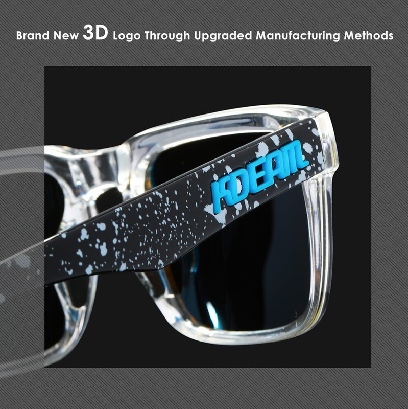 KDEAM Square Polarized Sunglasses Men Sports Outdoor Travel Glasses Women UV400 gallery