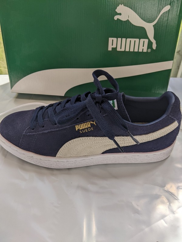 Puma Mens Suede Classic Plus 356568-51 Blue Casual Shoes Sneakers Men's 8.5 gallery