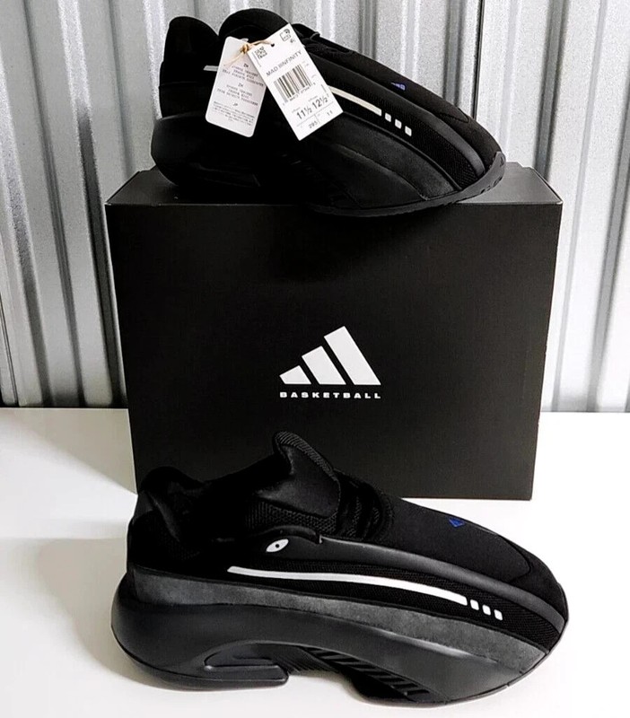 Adidas Mad IIInfinity ‘Black Carbon’ Mens Size 11.5 Sneakers Basketball IG7941