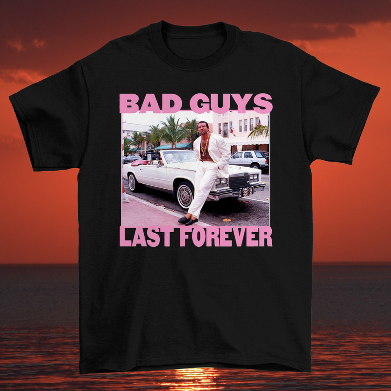 NEW Bad Guys LAST FOREVER SCOTT HALL Shirt RAZOR RAMON Shirt Allsize