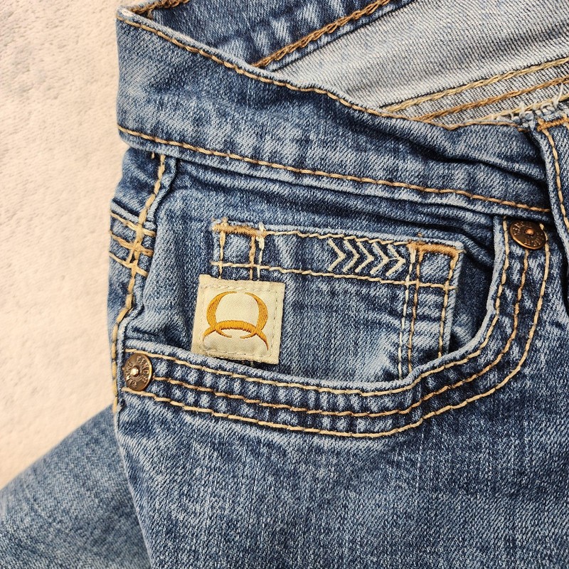 Cinch Jeans Mens 29x32 Blue Medium Wash Ian Slim Bootcut Stretch Denim Western gallery