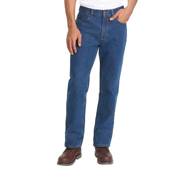 Kirkland Signature Men’s 34×29 Jeans Relaxed Fit 100% Cotton Double M0773