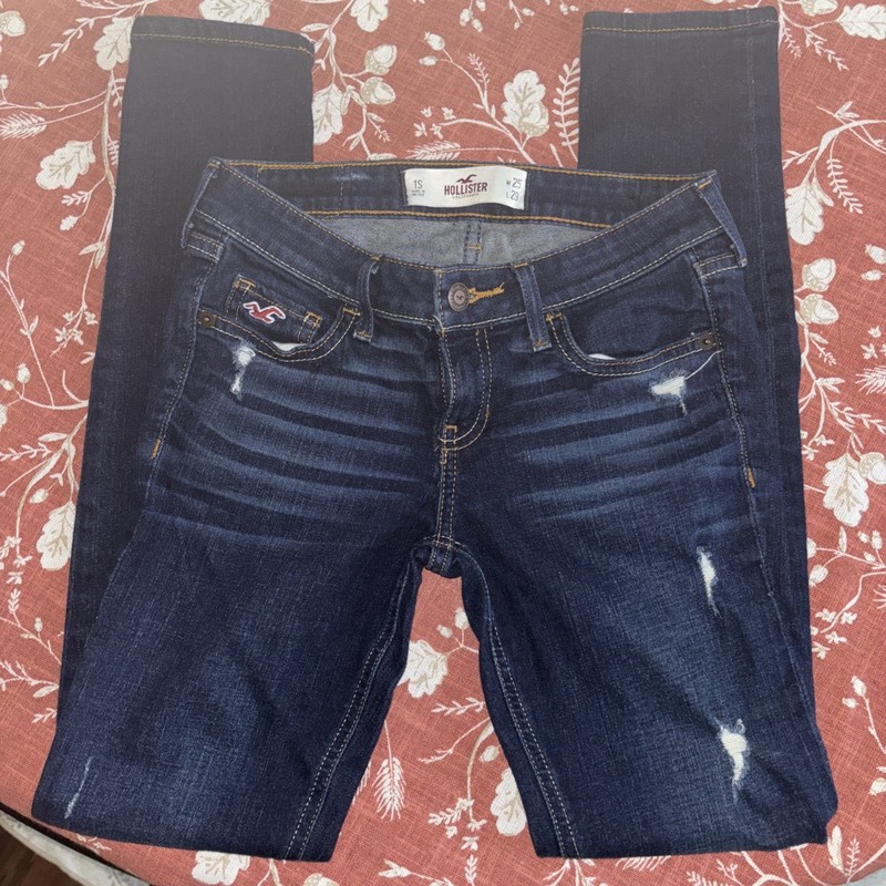 Hollister Women’s Distressed Skinny Jeans 1 Short excellent condition