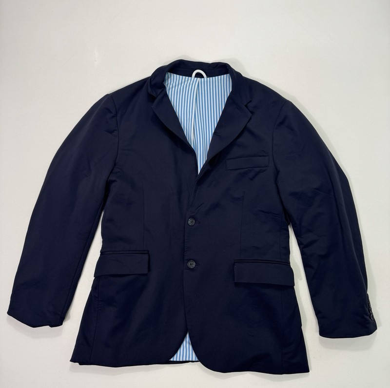 Mizzen + Main Navy Blue Performance Stretch Mens Blazer Size 40R Modern City