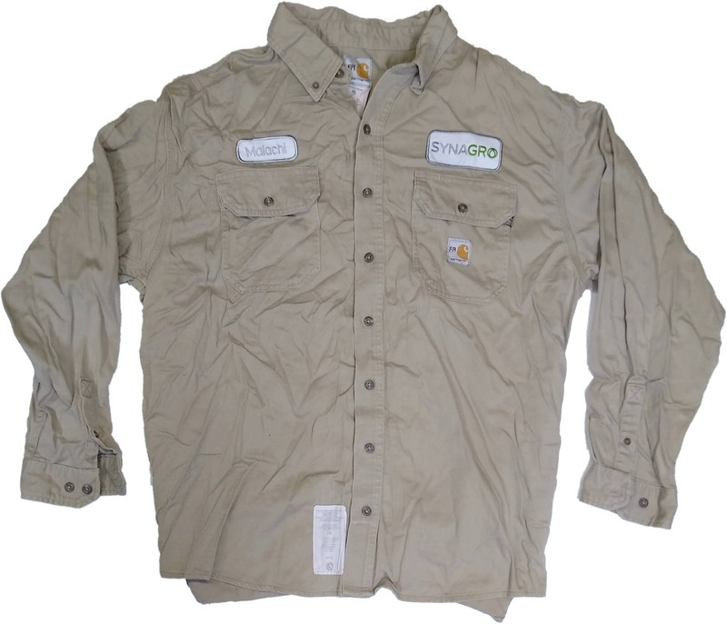 Used Flame Resistant FR Work Shirts Blue, Khaki, Navy Bulwark Carhartt and other gallery