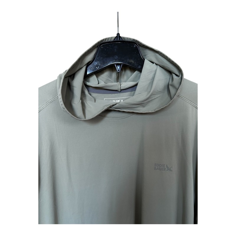 Eddie Bauer Men’s Performance Solarfoil Hoodie UPF 50+ Green Size XL gallery
