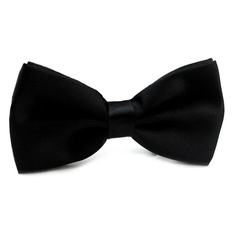 Bowtie Mens Adjustable Formal Wedding Party Necktie Bow Tie Solid Color Tuxedo gallery