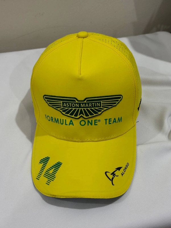 Aston Martin Formula One F1 Fernando Alonso #14 Lime Green 2026 Official Cap