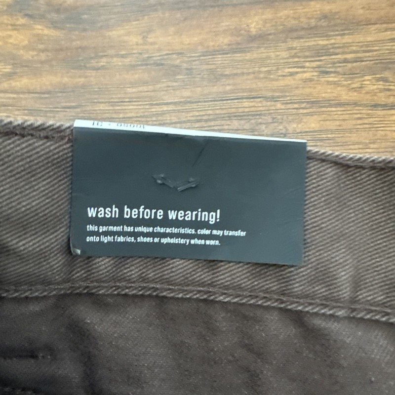 RSQ Brown Carpenter Shorts Size 31 Loose Skater Utility 100% Cotton gallery