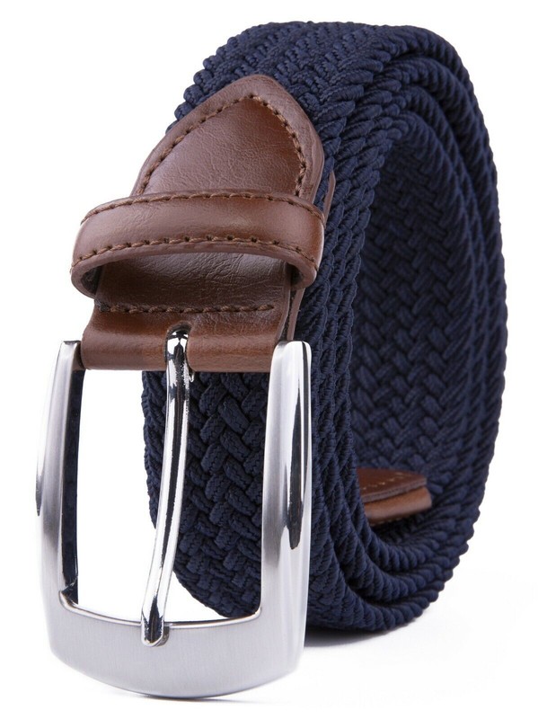 Elastic Fabric Braided Belt,Enduring Stretch Woven Belt for Unisex Men/Women/Jun gallery