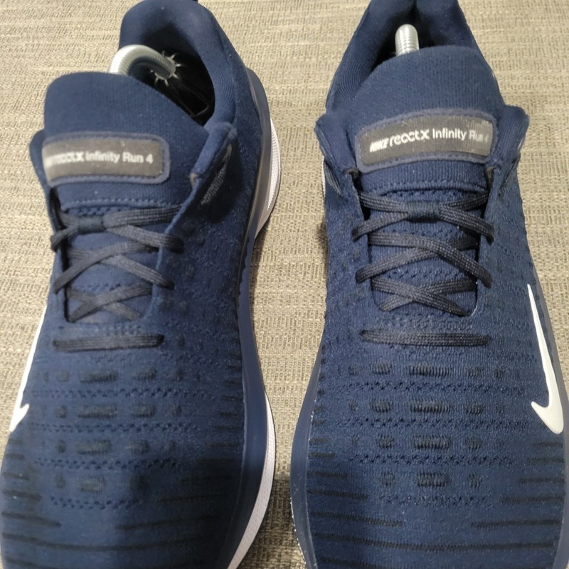 Nike Infinity Run 4 Mens Navy Blue White ReactX Shoes DR2665-400 Size 12 gallery