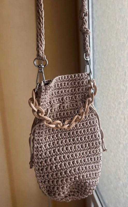 Handmade Crochet Crossbody Bag