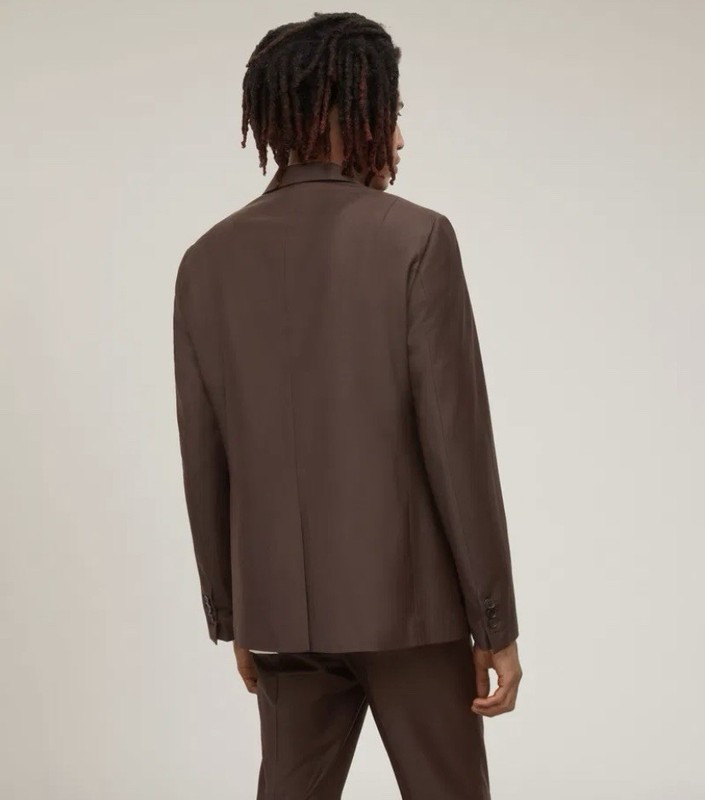 ALLSAINTS Men’s Wool Bland Cina Blazer Brown sz 40r gallery