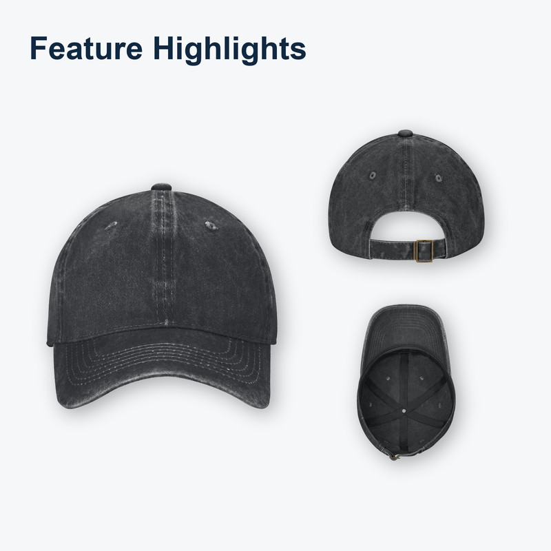 Ornamental Cross Baseball Cap Adjustable Dad Hat Christian Print gallery