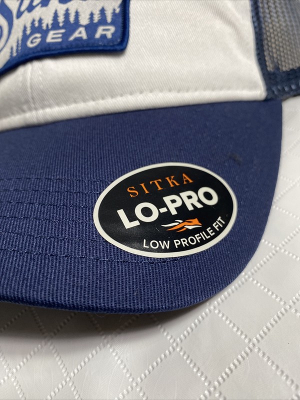 NEW Sitka Blue Meshback Snapback Ridgeline Lo Pro Trucker Hat Cap OSFA NWT gallery