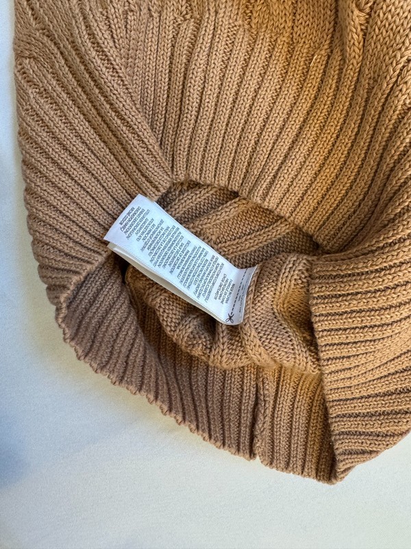 Polo Ralph Lauren Women’s XS Brown Pima Cotton Short Sleeve CableKnit SweaterNWT gallery
