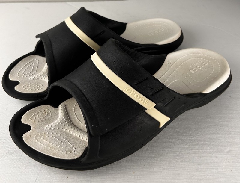 Crocs Adjustable Modi Sport Slides Men’s 13 Black