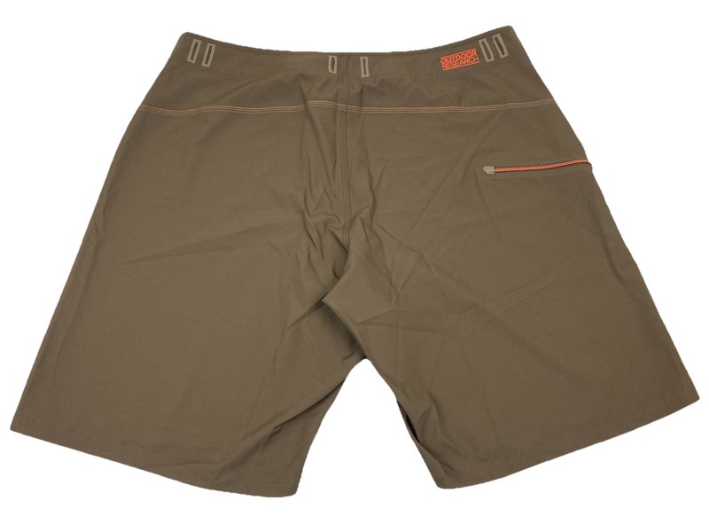 OUTDOOR RESEARCH BACKCOUNTRY BOARD SHORTS DARK BROWN 50+ UPF MENS SIZE 38 NEW! gallery