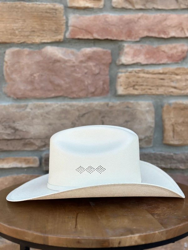 Sombrero Tombstone 1000X Sinaloa (Chaparral) Style Cowboy Straw Hat w/White Band gallery