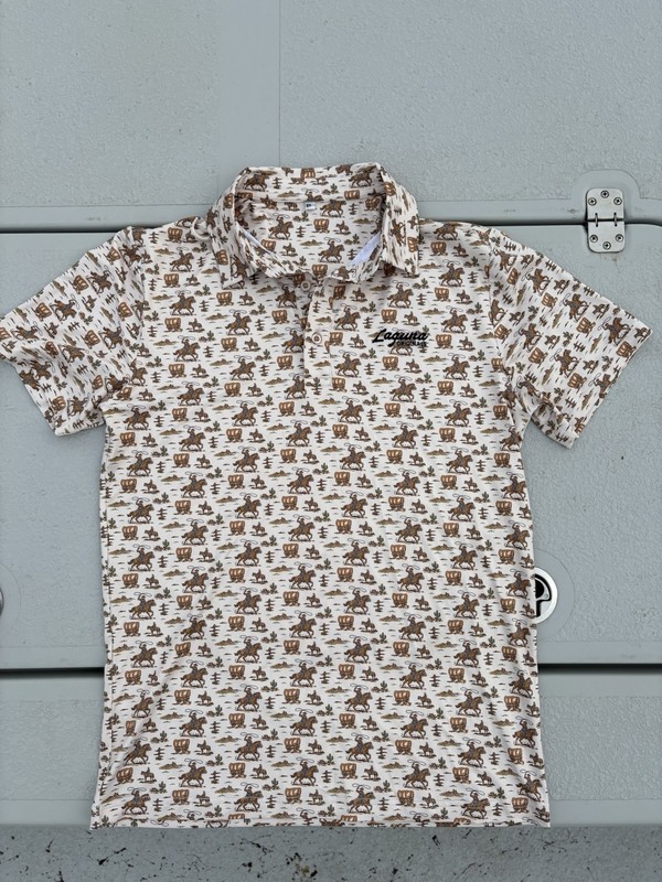 Laguna Originals Western Pattern Performance Polo Sizes XS-XXL