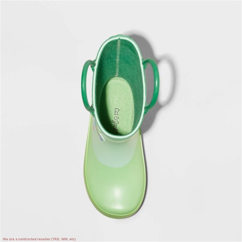 Toddler Girls' Kesi Rain Boots - Cat & Jack Green 10T *SEE DEAL!!!* gallery