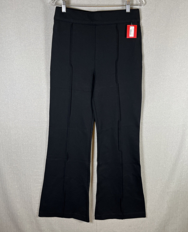Spanx Womens Size Large Pants The Perfect Black Pant High Rise Flare NEW