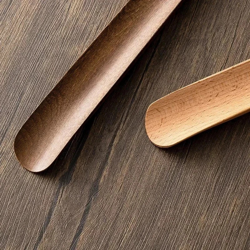 55cm Long Shoe Horn for Seniors – Beech Wood, No-Bend Design, Magnetic Base gallery
