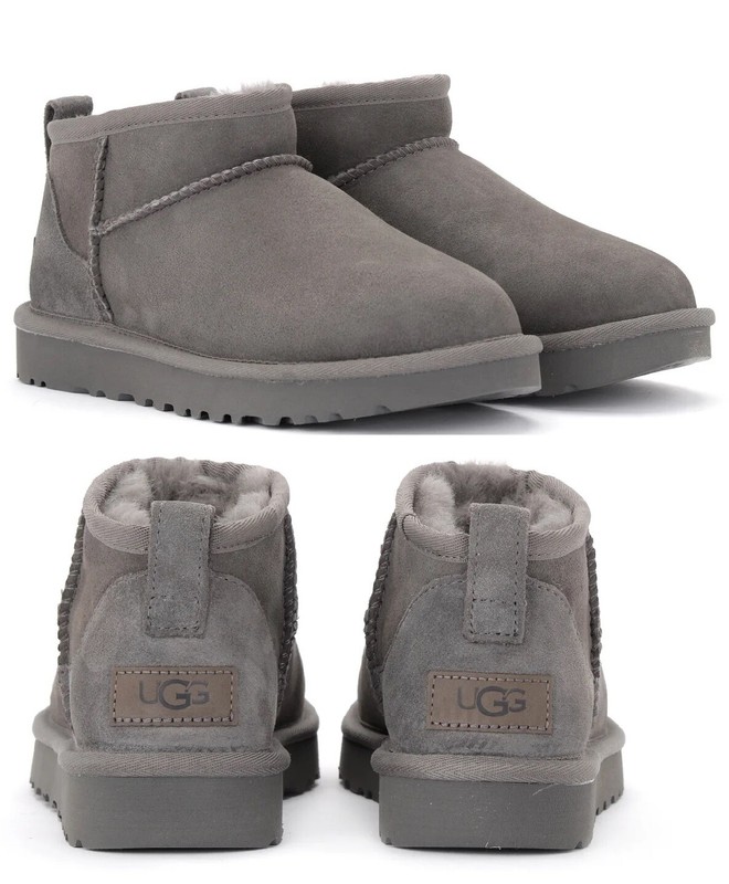 New Authentic UGG Classic Ultra Mini 1116109 Women’s Fashion Boots Grey