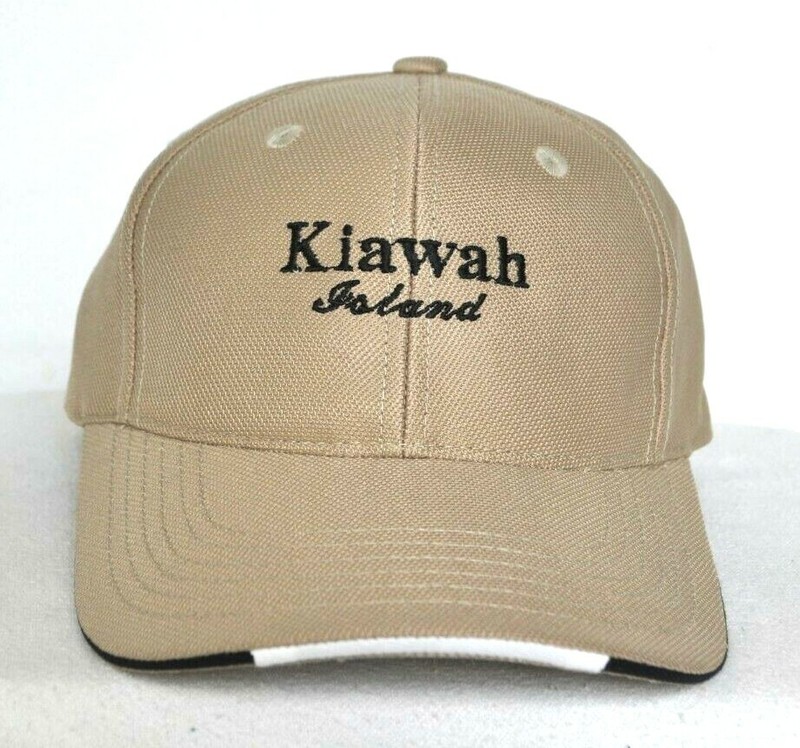 *KIAWAH ISLAND* Structured Polyester Golf hat cap *IMPERIAL* Coolmax sweatband
