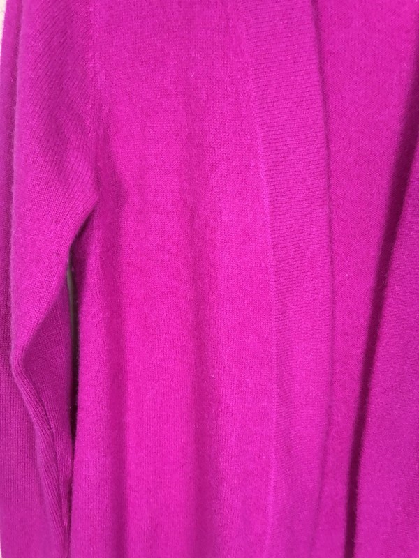 Charter Club Luxury 100% Cashmere Open Front Cardigan Size XS Purple Classic gallery