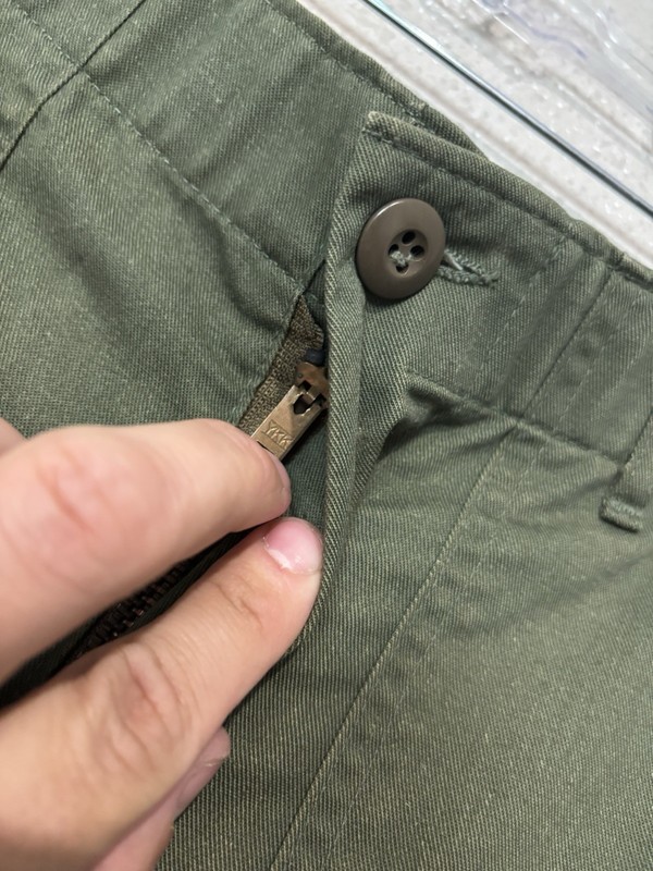 Vintage US Army OG-507 1985 Utility Fatigue Pants 30x31 Olive Green MM17 gallery
