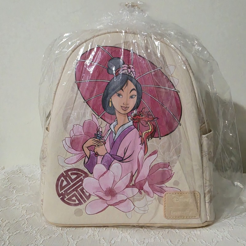 Loungefly Disney Mulan Parasol Mini Backpack
