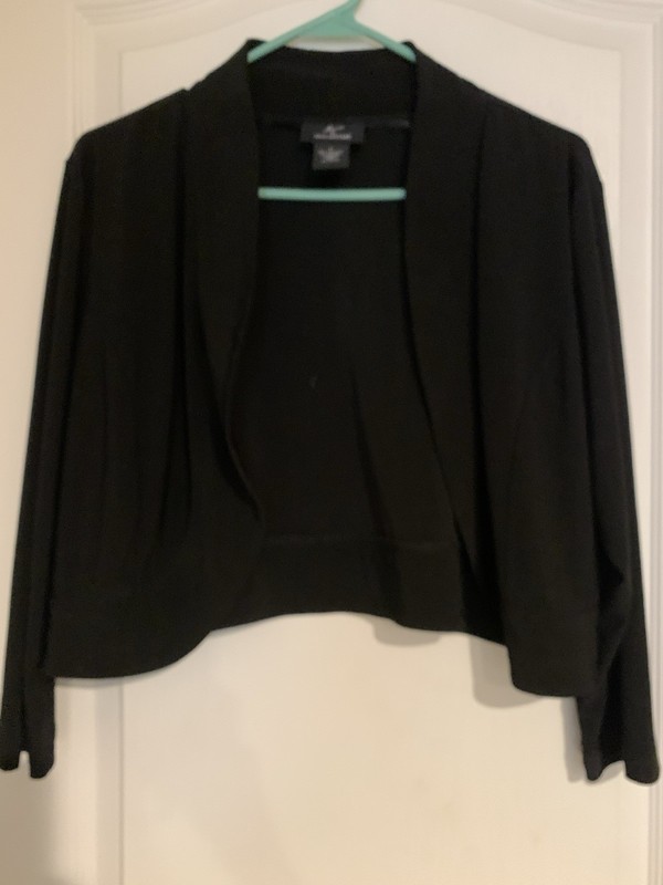 Lennie For Nina Leonard Women’s Open Front Cardigan Shrug Size Large B4-6