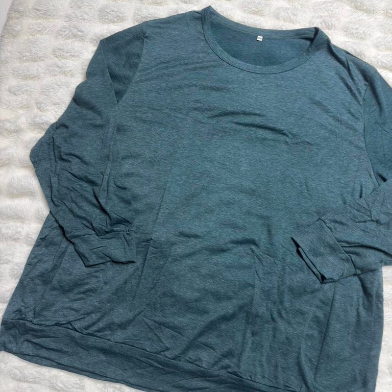 Women’s Teal Long Sleeve Relaxed Shirt - Size 28W gallery