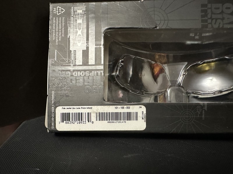 Oakley Flak Jacket Prizm Red Baseball Infield Replacement Lenses W Bag gallery