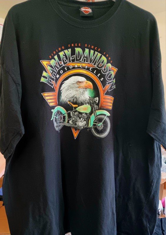 HARLEY DAVIDSON RIDING FREE SINCE 1903 5X T-SHIRT BOSWELL’S MUSIC CITY NASHVILLE