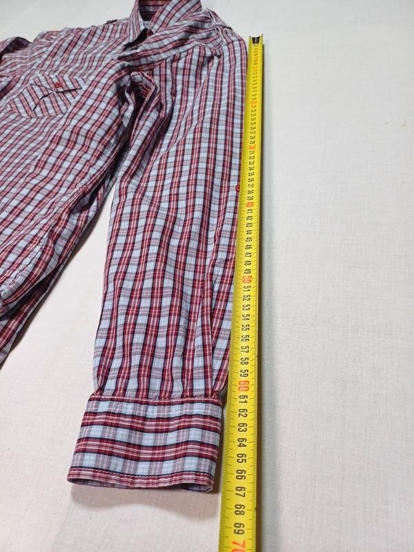 Men Topman shirt red cotton 40/L/48 gallery