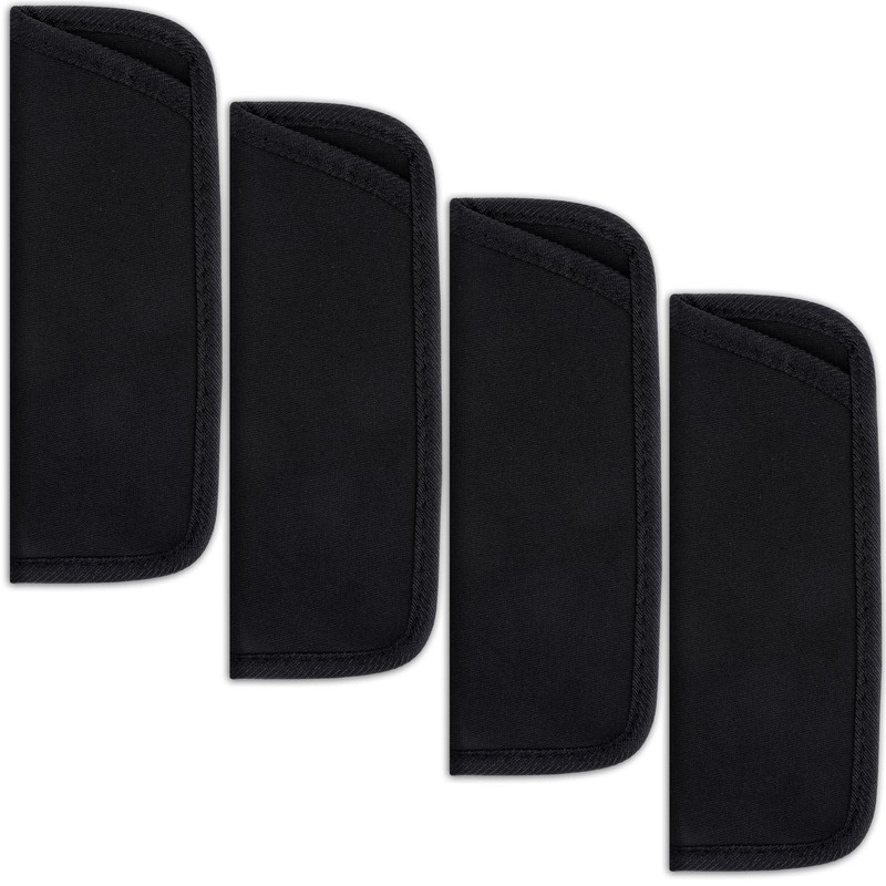 Xthrotsenk 4 Pack Eyeglass Case Soft Slip in Glasses Cases One Size, Black