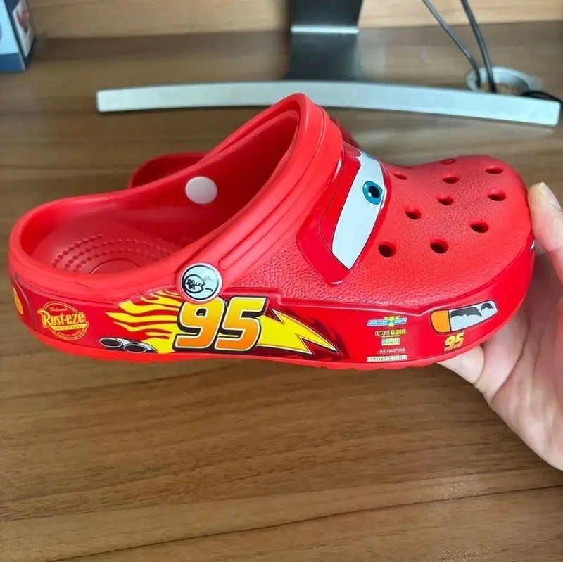 NEW Crocs Lightning McQueen Clog Adult Shoe Limited Classic Disney No Lightup gallery