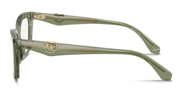Michael Kors MK 4165U Garzeno Green Eyeglass Frames Demo Lenses Only 53-16-140 gallery
