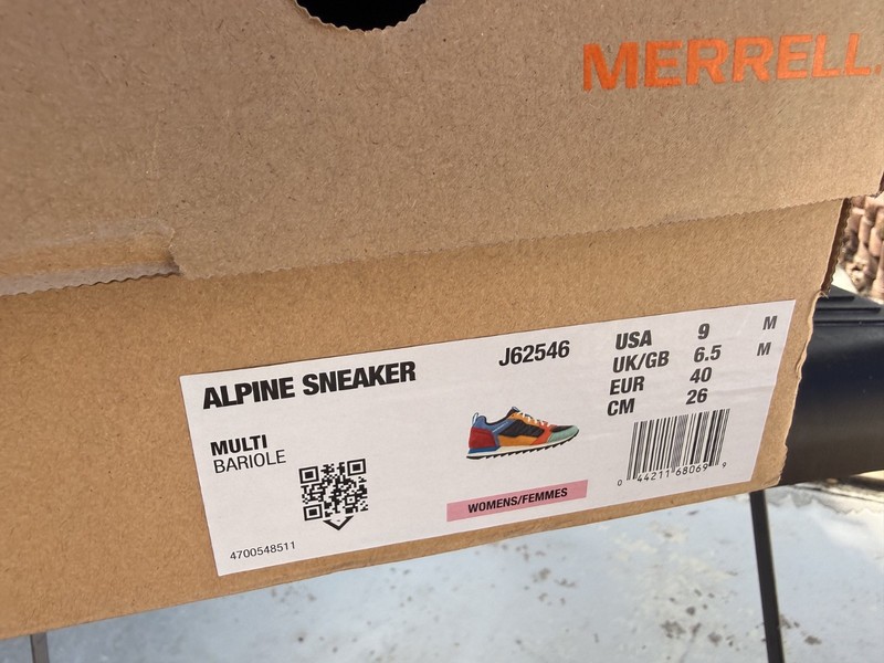 Merrell Alpine Multi Retro J62546 Hiking Performance Shoes Women’s Sz 9 Sneakers gallery
