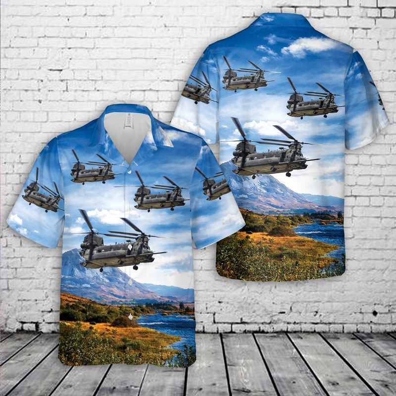 US Army 160th SOAR MH 47G Chinook Hawaiian Shirt HO3036